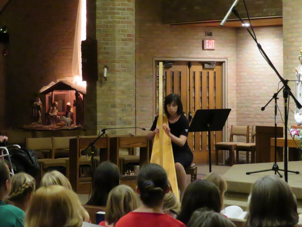 Saint Mary Mokena Christmas Concert Harp Solo