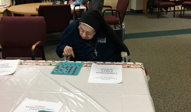 Saint Mary Mokena Knights of Columbus Bingo for Nuns