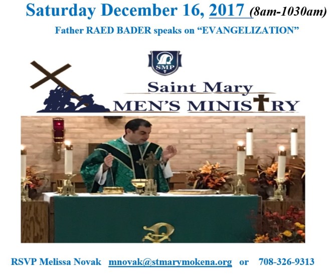 Saint Mary Mokena Men's Ministry