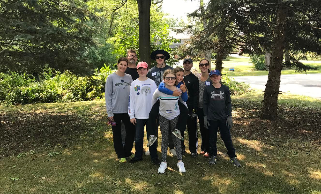 St. Mary Mokena Service Day vounteers