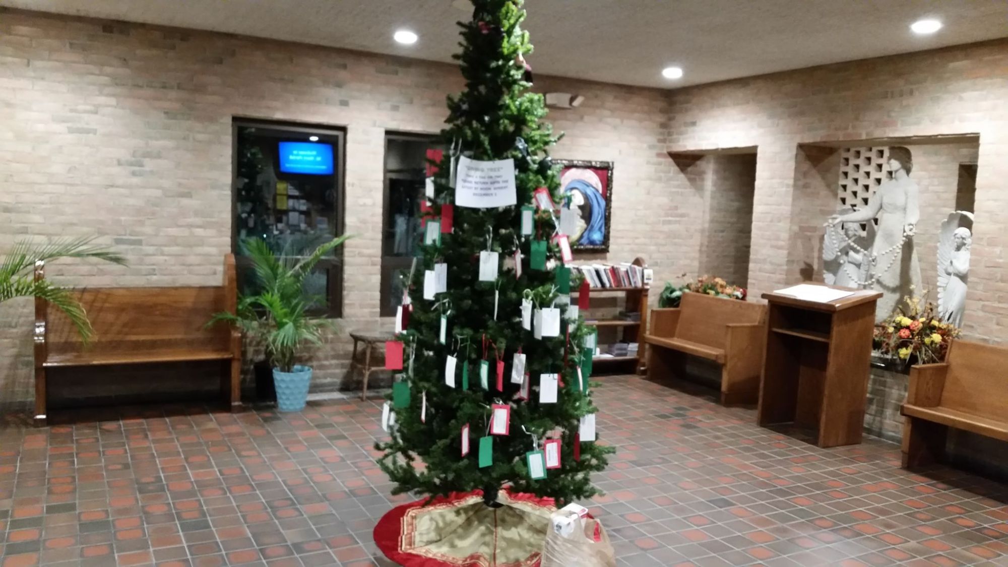Saint Mary Christmas Gift Tree