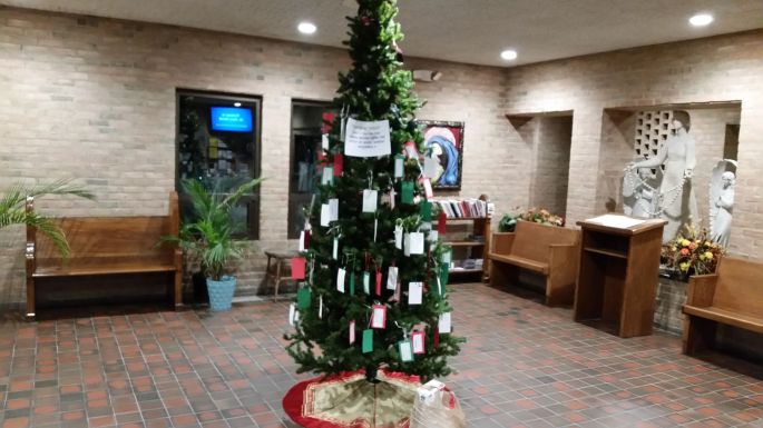 Saint Mary Christmas Gift Tree