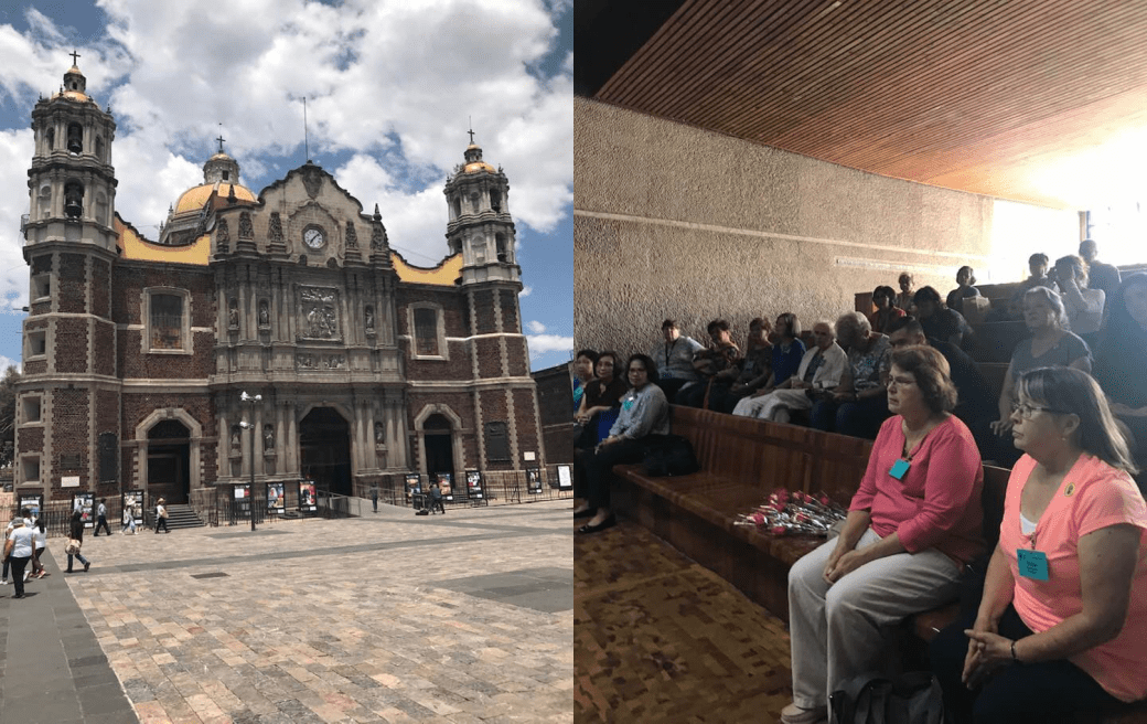 At Mass in Basilica of Our Lady of Guadeloupe 