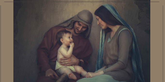 St. Joseph, Mary, and Jesus