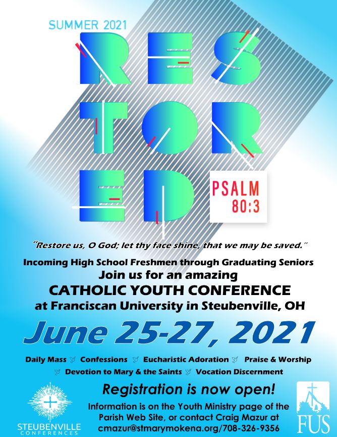 Steubenville Youth Conference Flyer 2021