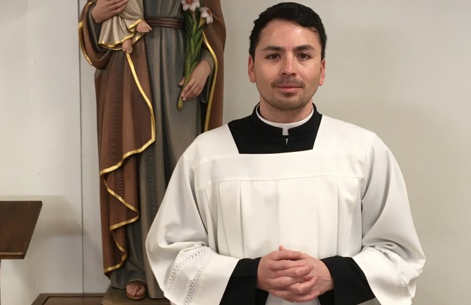 Seminarian Luis Ron