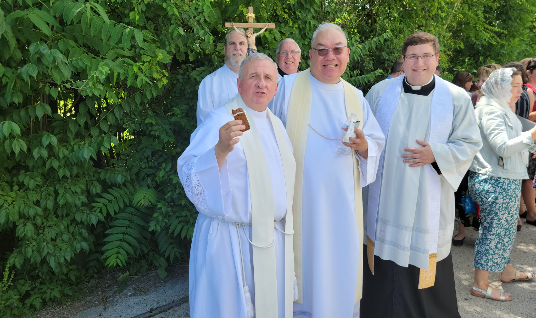Ice Cream After Corpus Christi Procession
