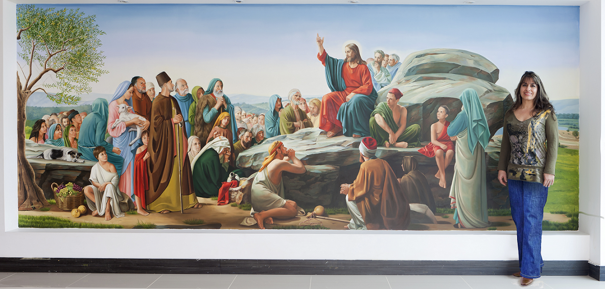 Clara Velásquez and Sermon on the Mount