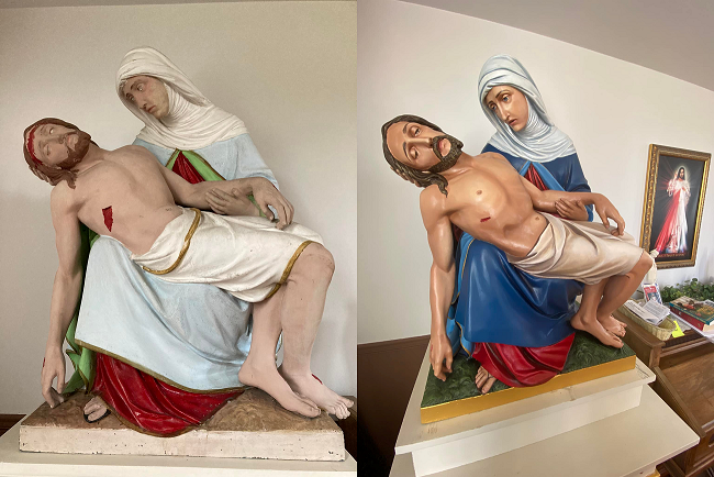 Pietà before and After