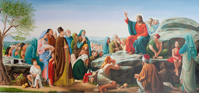 "Sermon on the Mount" by Clara Velásquez