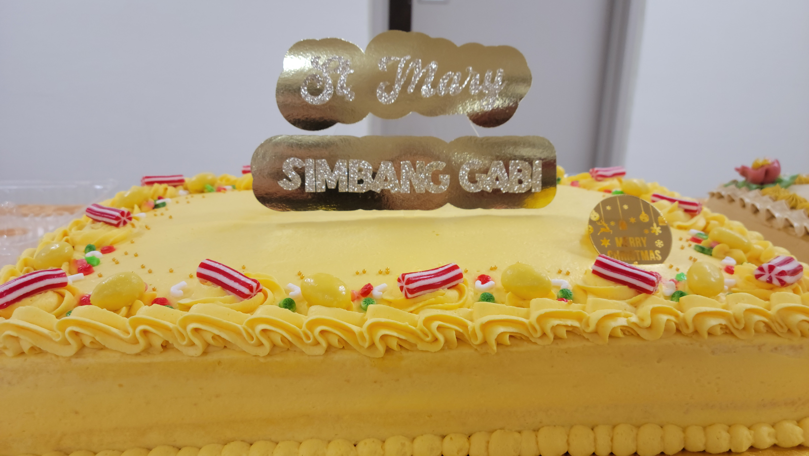 St. Mary Simbang Gabi Mango Cake