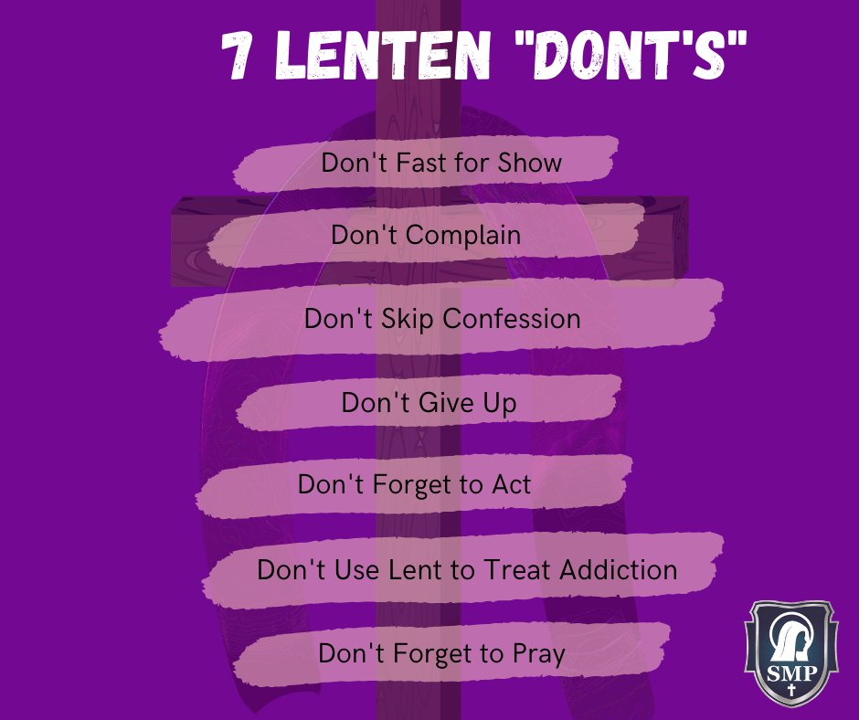 Lenten Don'ts