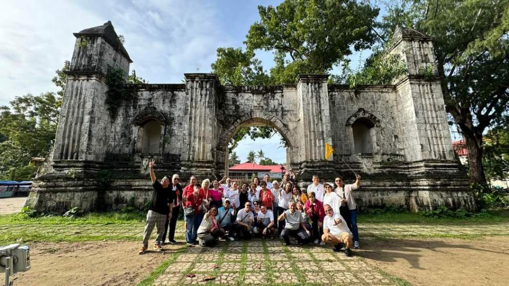 Pilgrims at the Baclayon Church Phillippines