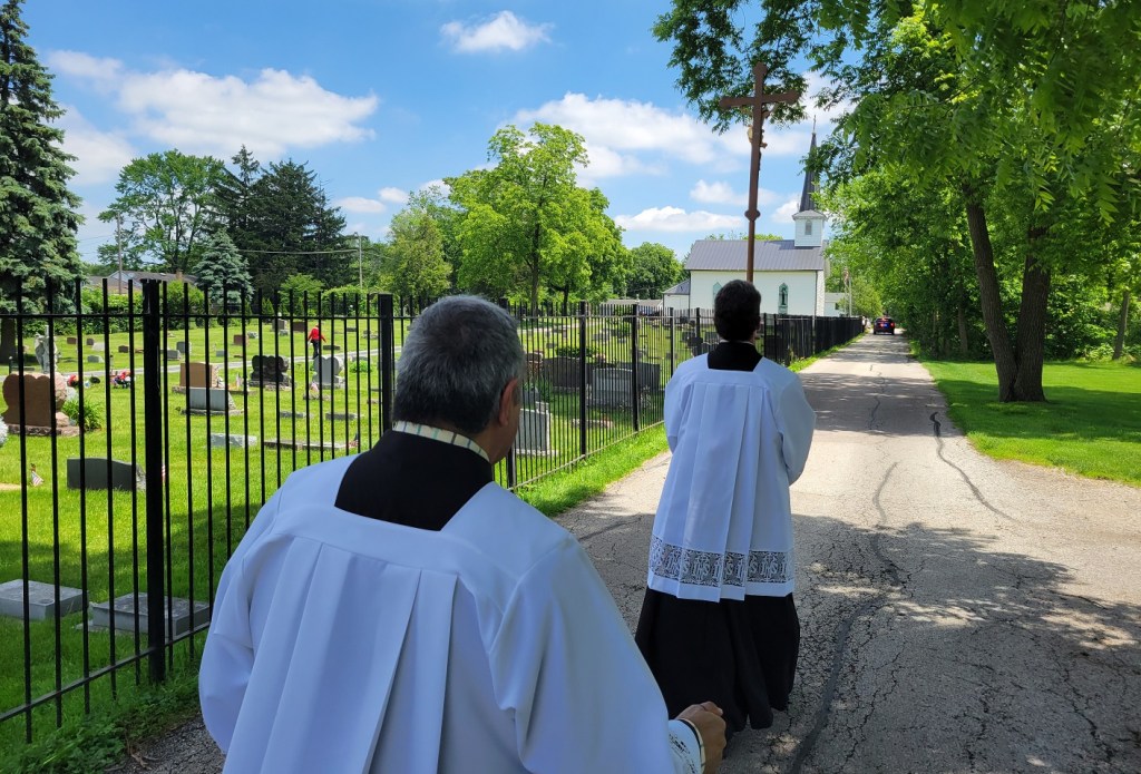 Approaching old St. Mary Church
